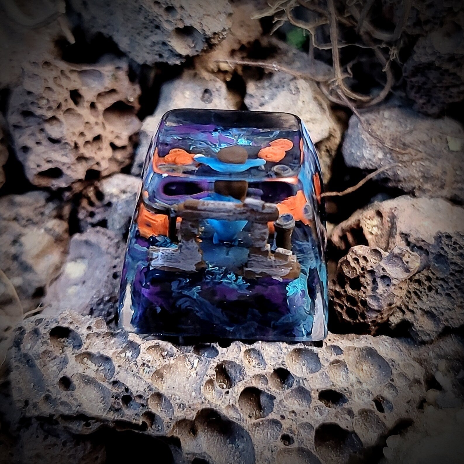 Michael Myers Halloween Artisan Keycaps Epoxy Resin - ArtFIGU