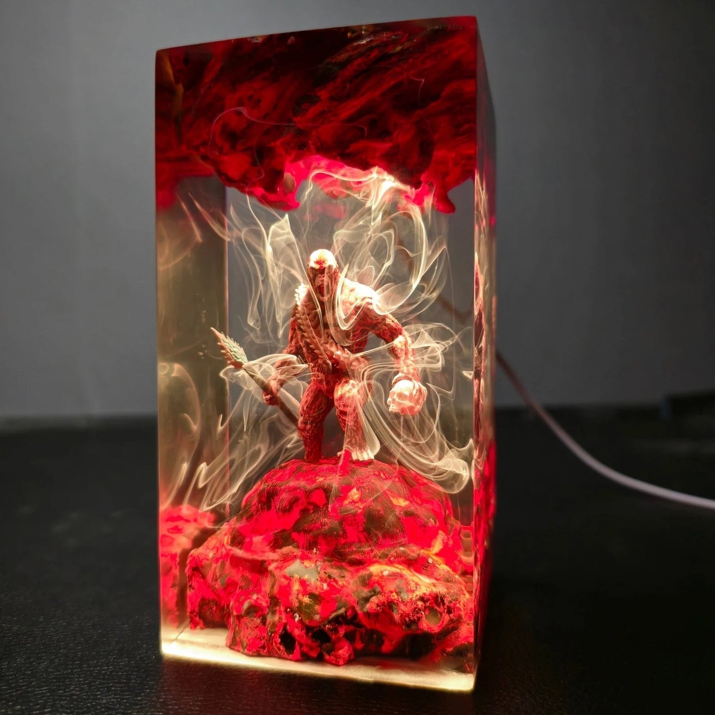 Godzilla X Kong Skar King Epoxy Resin Lamp - ArtFIGU