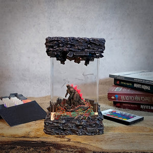 Godzilla The New Empire Diorama Epoxy Resin Lamp - ArtFIGU
