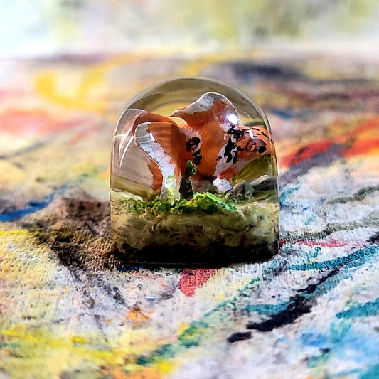 Gold Fish Artisan Keycaps Epoxy Resin - ArtFIGU