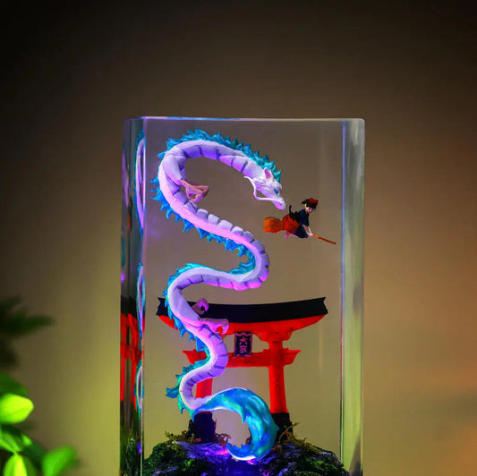 Haku and Kiki Ghibli Spirited Away