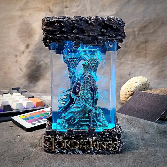 LOTR Lord Of Rings King of the Dead Rioc Diorama Epoxy Resin Lamp - ArtFIGU