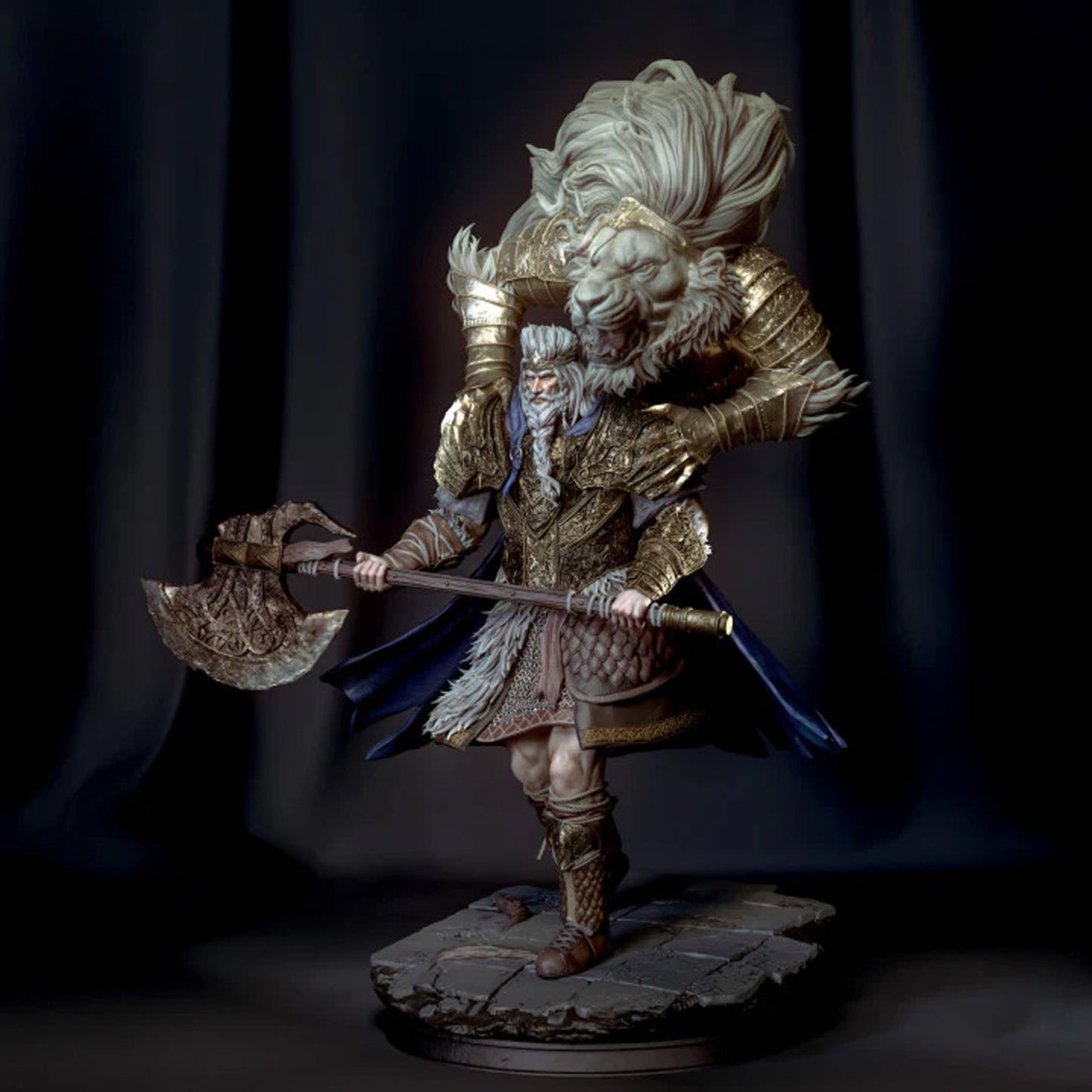 Elden Ring - Godfrey First Elden Lord Statue Figures