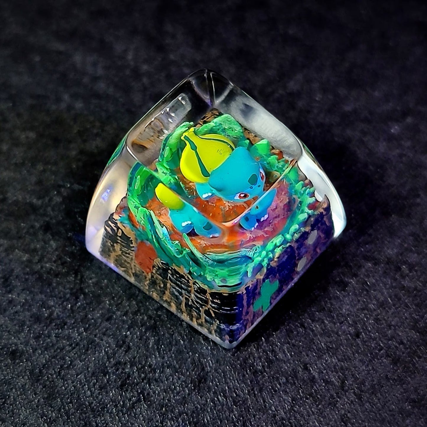 Pokemon Bulbasaur Artisan Keycaps