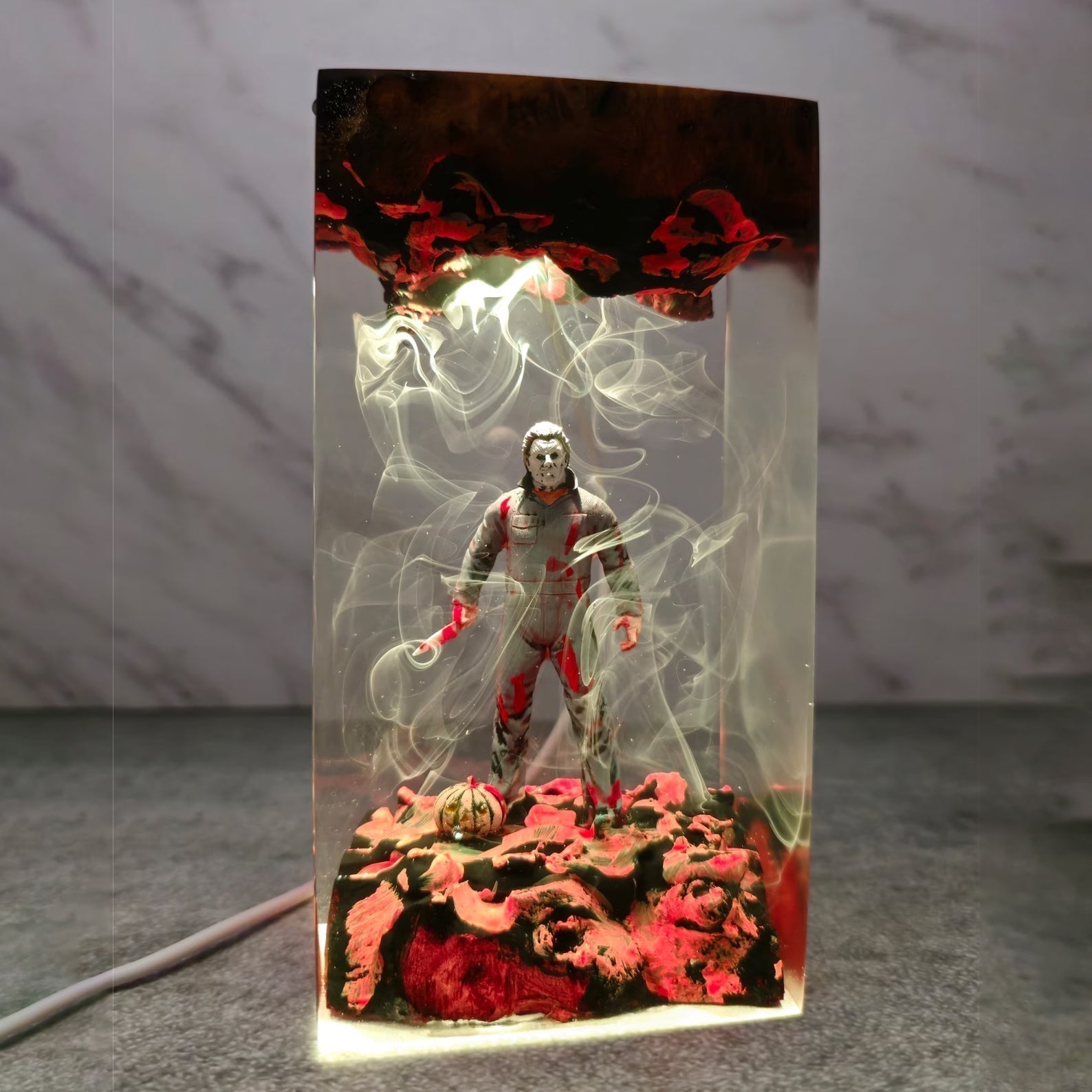 Michael Myers Halloween Epoxy Resin Lamp - ArtFIGU