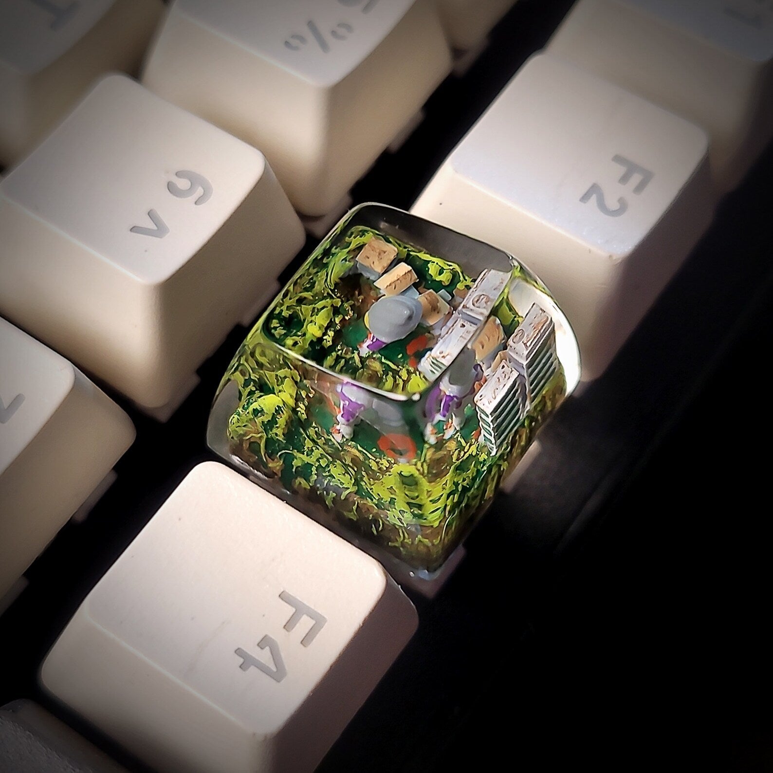 Ultraman Artisan Keycaps Epoxy Resin - ArtFIGU